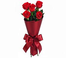Букет 5 Красных роз Эдлесс Лав в Угре