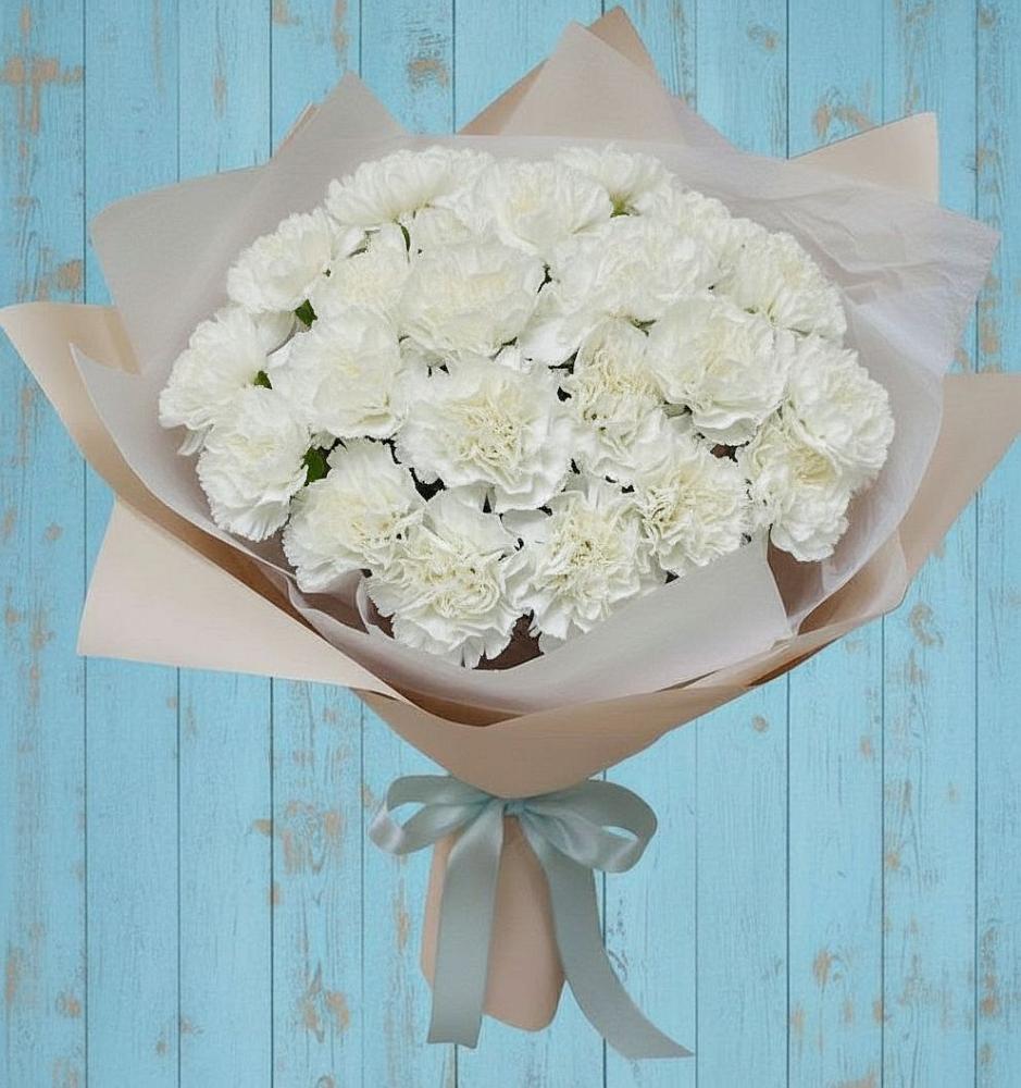 Букет цветов из: Гвоздики в Угре