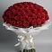 Букет 101 Красная роза Блэк Мэджик в Угре