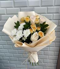 Букет цветов из:  Розы и Хризантемы #REPLACE_PRED# Угре