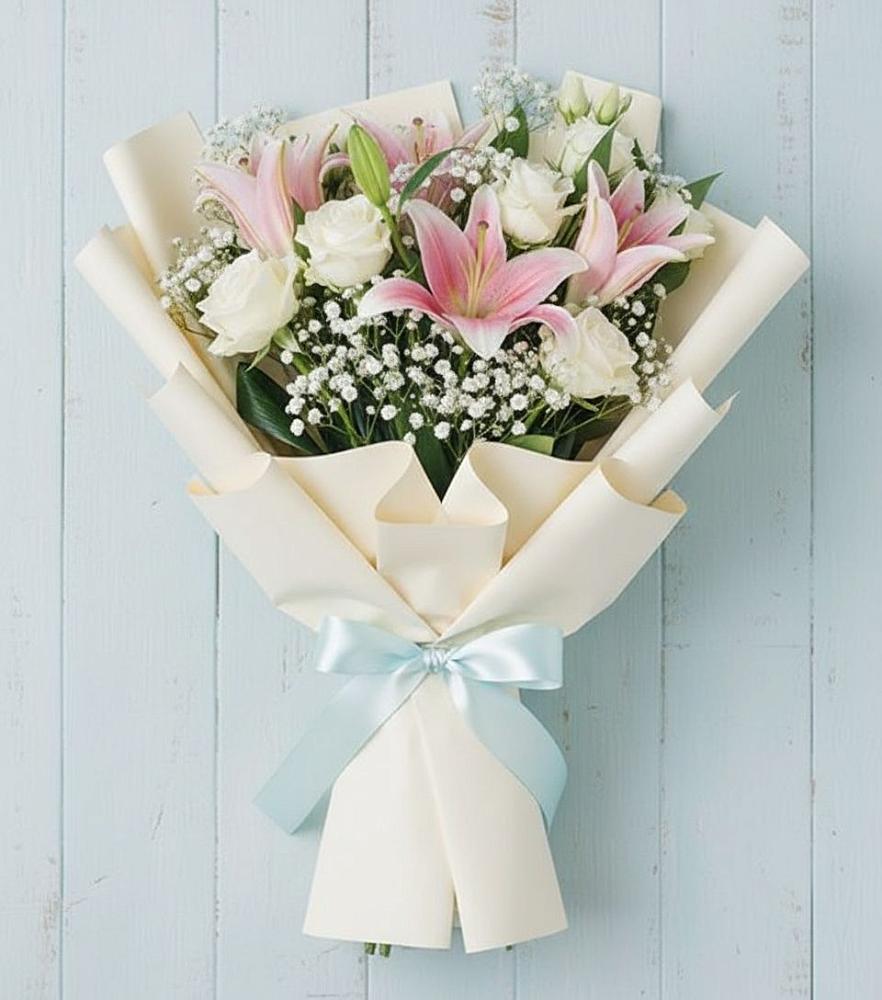 Букет цветов из: Лилии в Угре