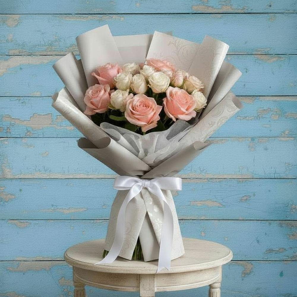 Букет цветов из: Розы в Угре