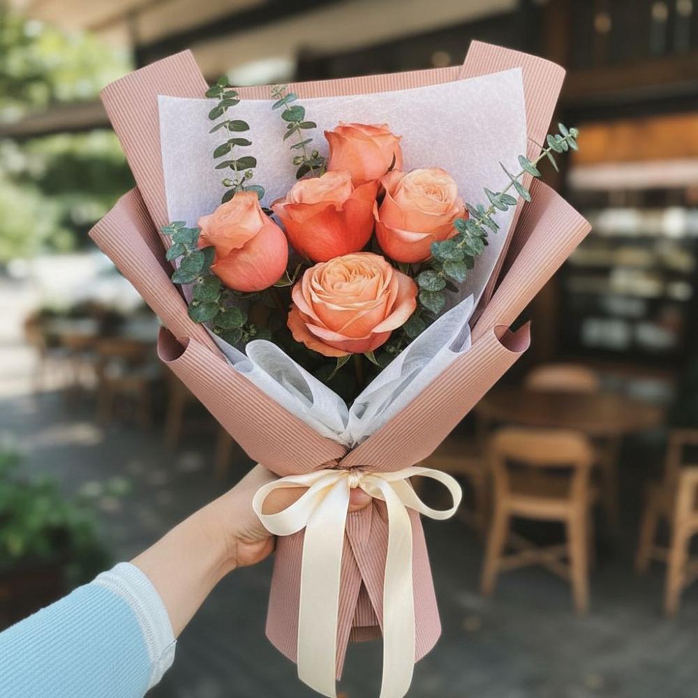 Букет цветов из: Розы в Угре