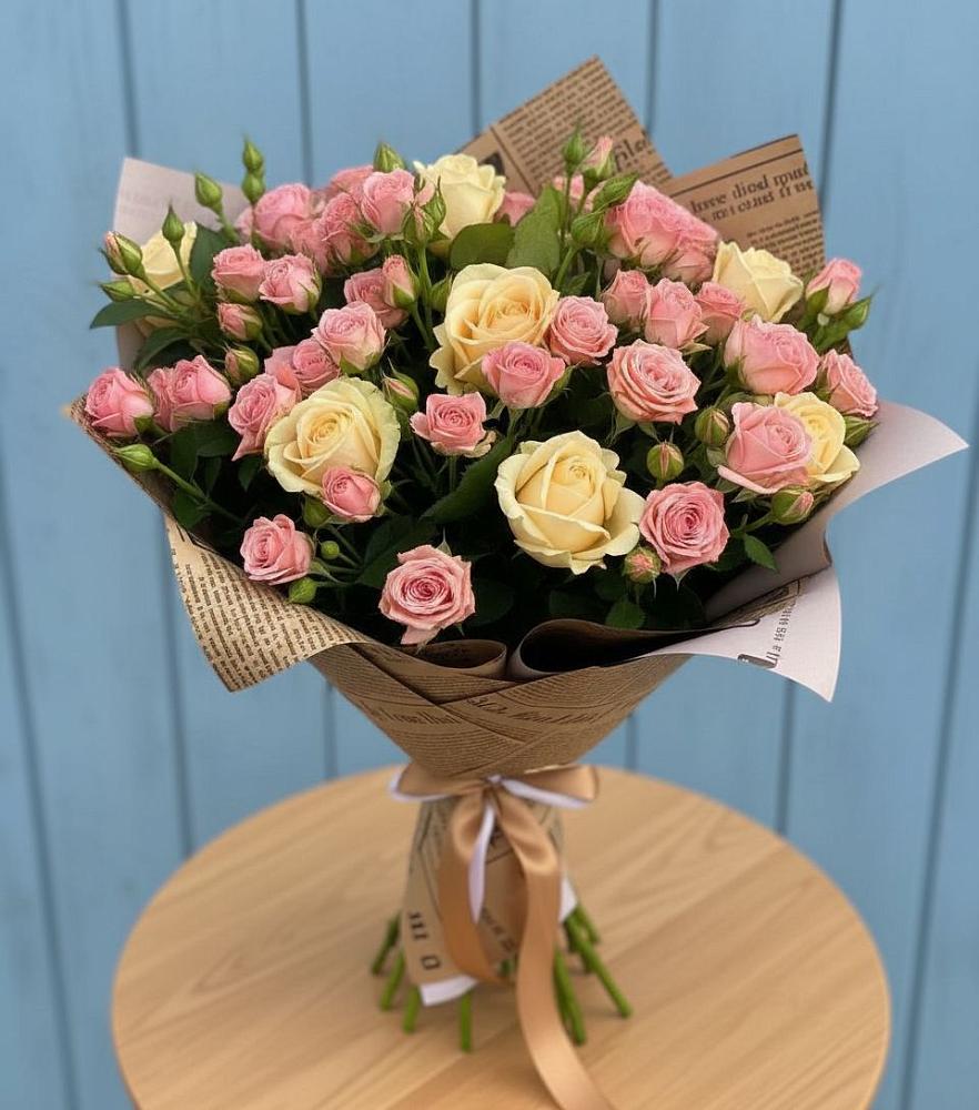 Букет цветов из: Розы в Угре