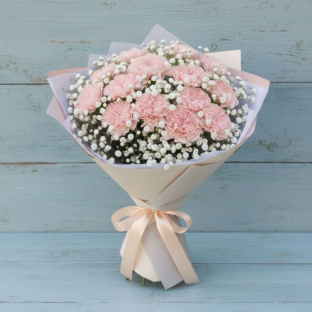 Букет цветов из: Гвоздики в Угре