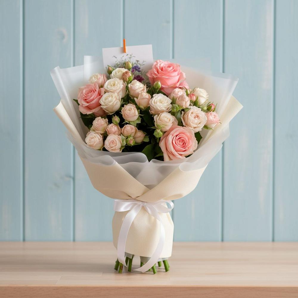 Букет цветов из: Розы в Угре