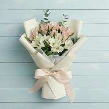 Букет цветов из:  Альстромерии #REPLACE_PRED# Угре