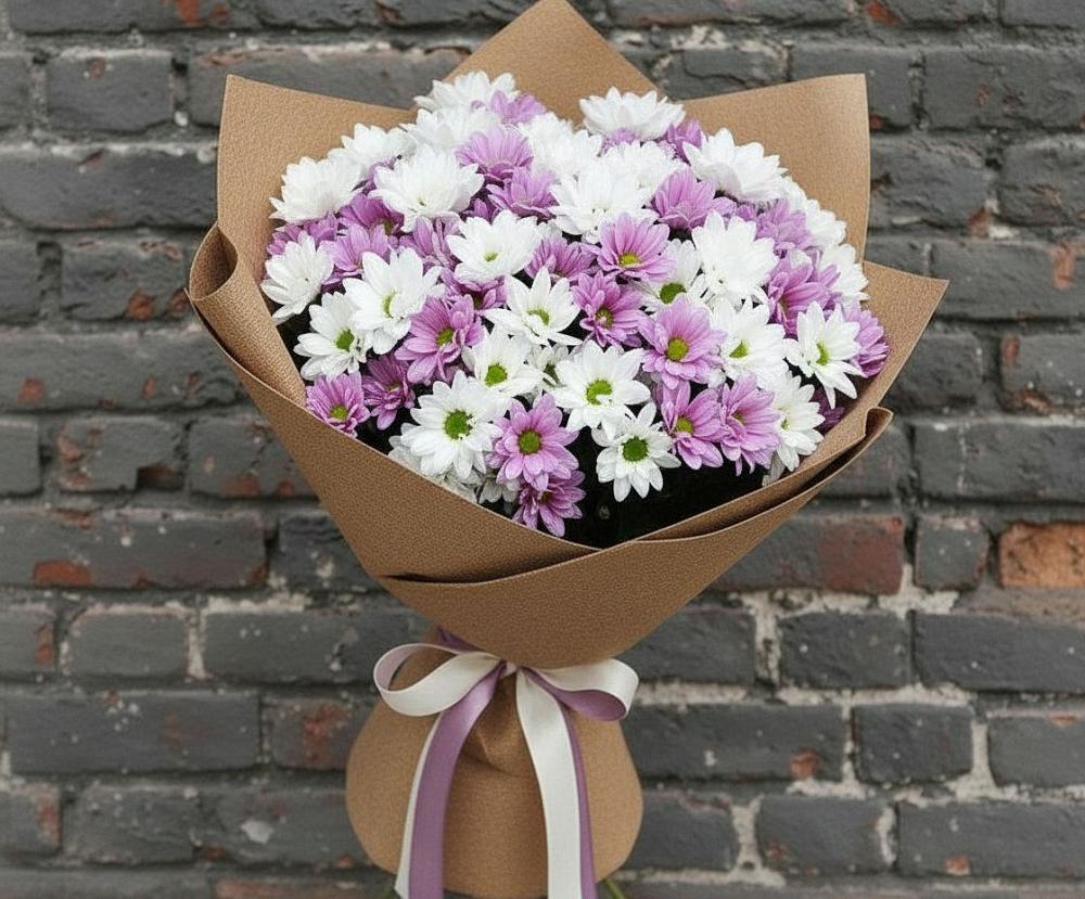 Букет цветов из: Хризантемы в Угре