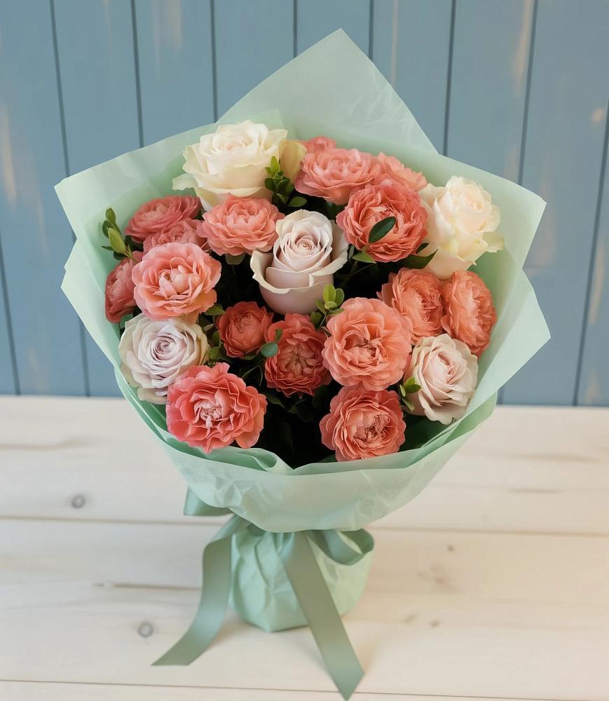 Букет цветов из: Розы в Угре