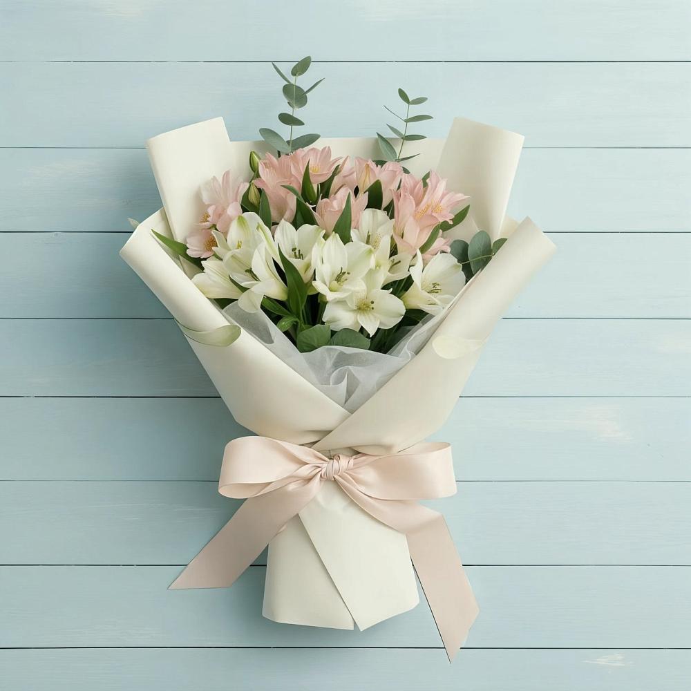 Букет цветов из: Альстромерии в Угре